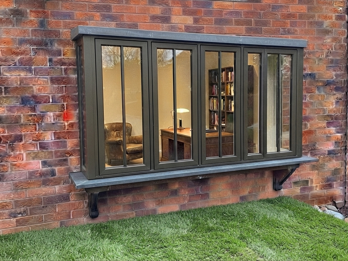 After window cleaning at a Leeds property by Halton Cleaning Services